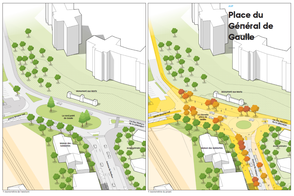 Réaménagement urbain du carrefour Général de Gaulle