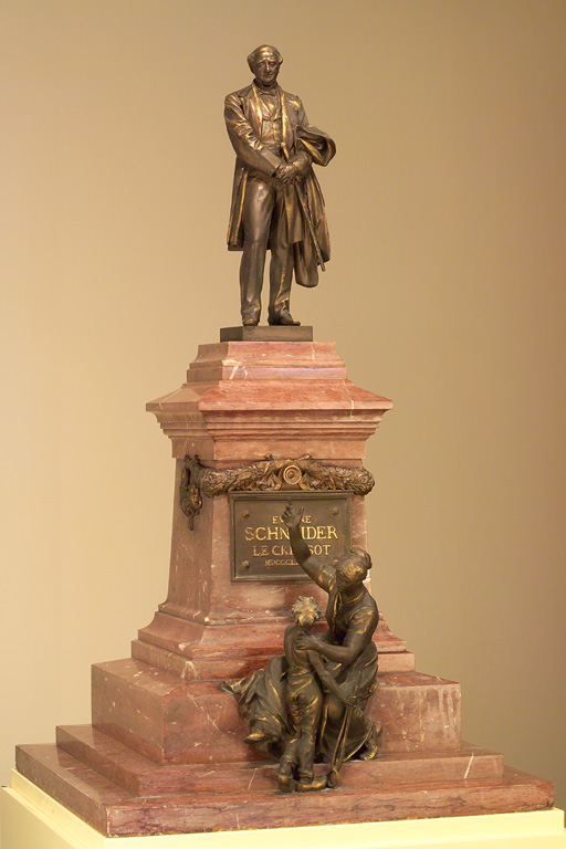 Maquette de la statue d'Eugène 1er Schneider -  la Reconnaissance © Ecomusée Creusot Montceau, D. Busseuil