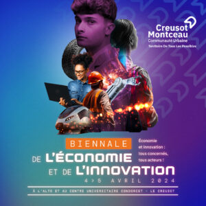 Affiche de la Biennale de l'économie et de l'Innovation